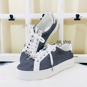 Michael Kors Poppy Lace Up Sneakers Sz.8